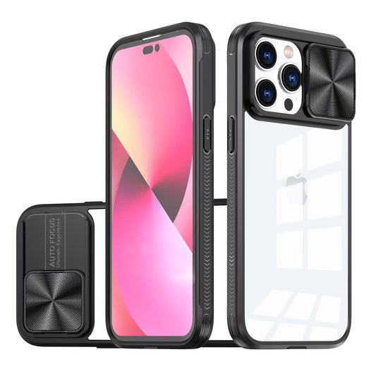 iPhone 15 Pro Fusion Transparent Clear Hybrid Case Cover - Black (1106095)