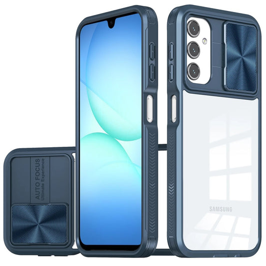 Samsung A17 5G / A16 5G Fusion Transparent Clear Hybrid Case Cover - Blue (1107555) (MSRP 49.99)
