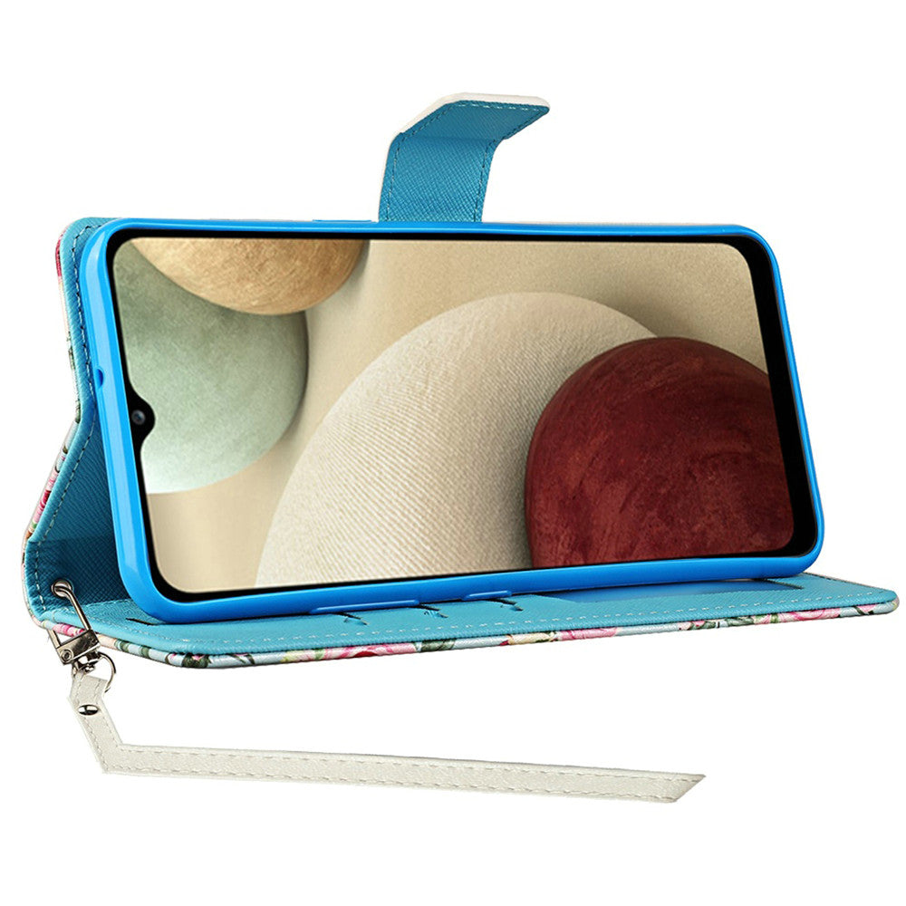 MOTO G PLAY (2021)  Vegan Design Wallet ID Card Case Cover - Live Life(1100827)