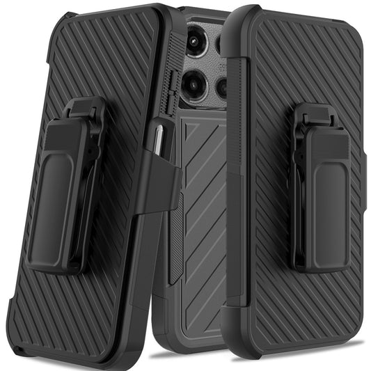 Moto G Stylus 5G 2025 Noble lined shockproof dual layer hybrid - Black/Black (1102868)