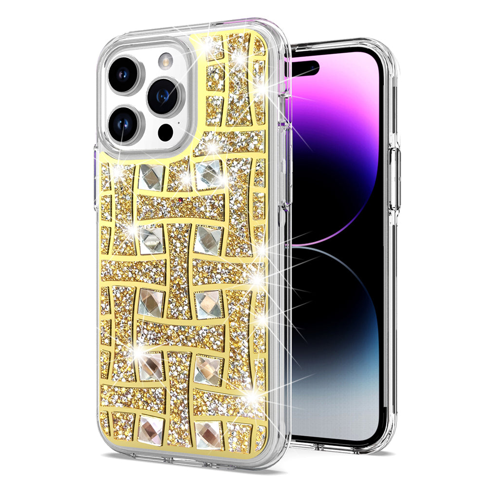 Motorola MOTO G 5G 2023 Bling Hybrid Case Cover - Gold (1105824)