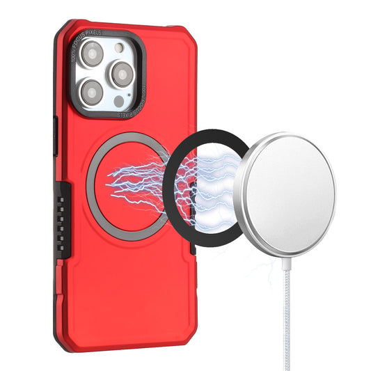 Apple iPhone 11 (XI6.1) Grip [Magneti Circle] Metal Shockproof Hybrid - Red (1106742)