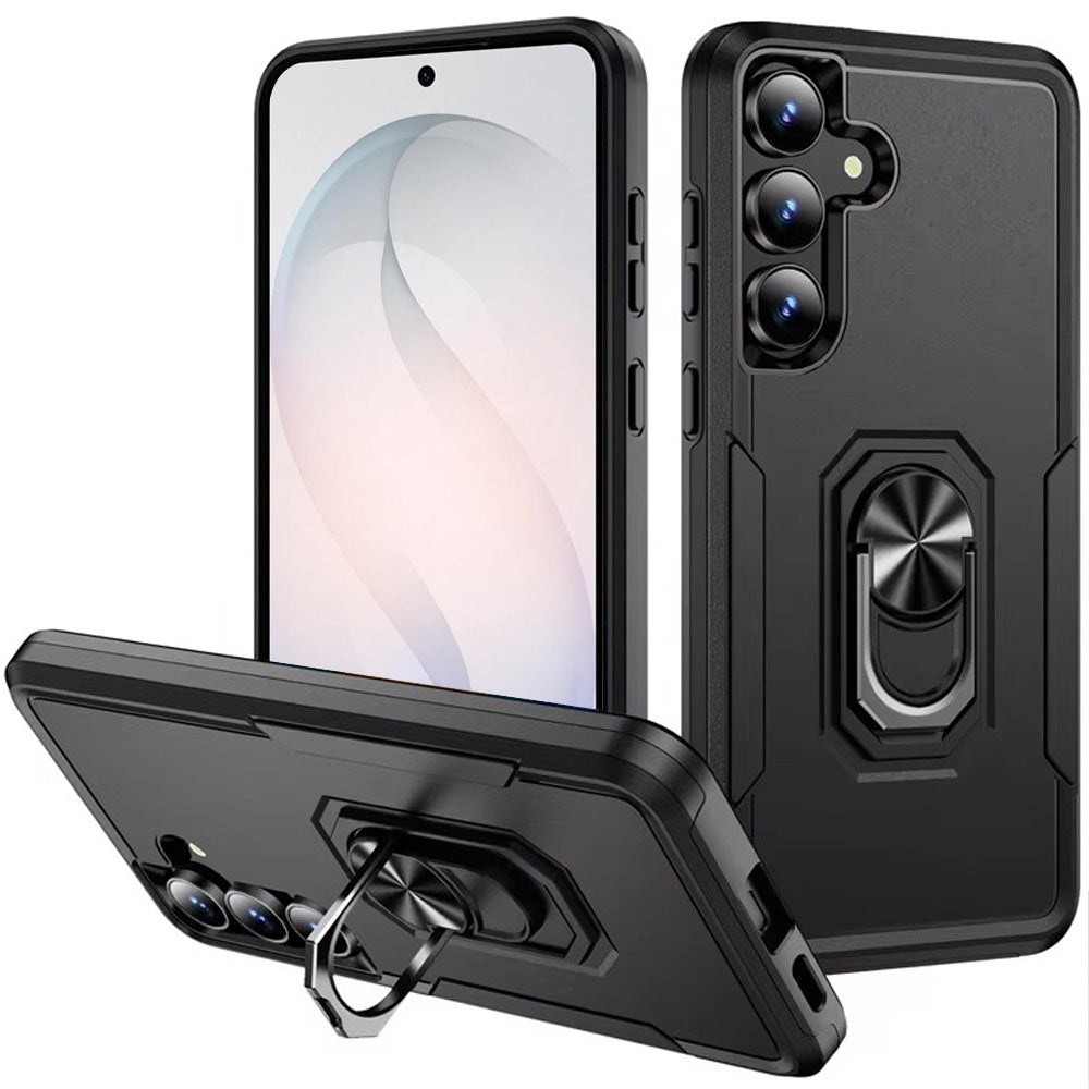 Samsung Galaxy s26 FE Tough Hybrid With Ring Stand Case - Black (1108165) (MSRP $49.99)