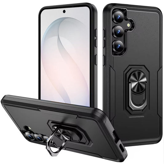 Samsung Galaxy s26 FE Tough Hybrid With Ring Stand Case - Black (1108165) (MSRP $49.99)