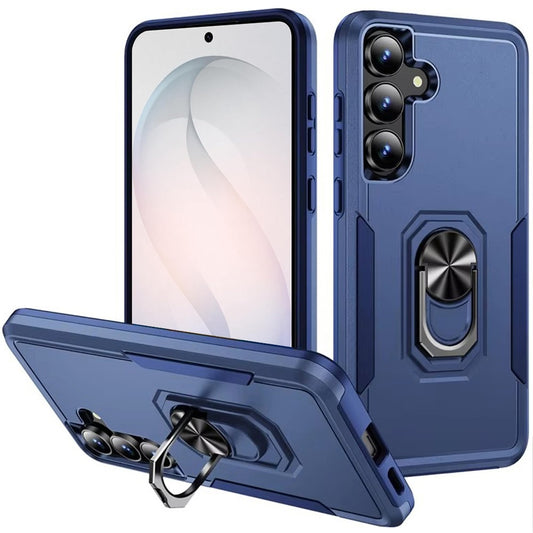 Samsung Galaxy s26 FE Tough Hybrid With Ring Stand Case - Dark Blue(1108166) (MSRP $49.99)