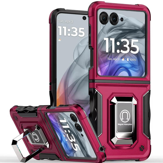 Motorola Razr 2025 2024  OPTIMUM Magnetic Ring Stand Hybrid - Hot Pink (1102932)