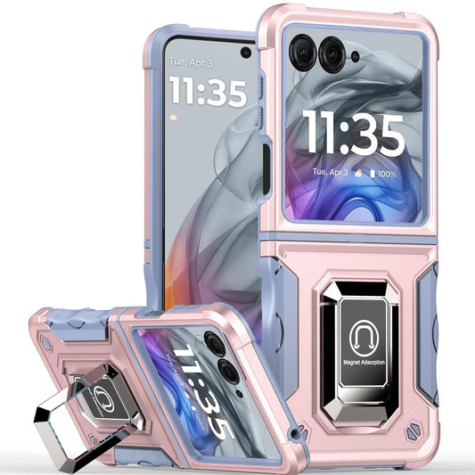 Motorola Razr 2025 2024  OPTIMUM Magnetic Ring Stand Hybrid - Rose Gold (1102933)