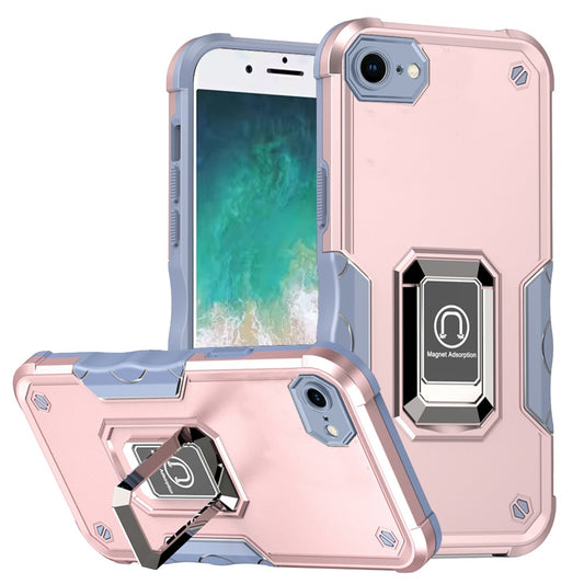 iPhone 17E / 16E  OPTIMUM Magnetic Ring Stand Hybrid Case Cover - Rose Gold ( 1107634) (MSRP $49.99)