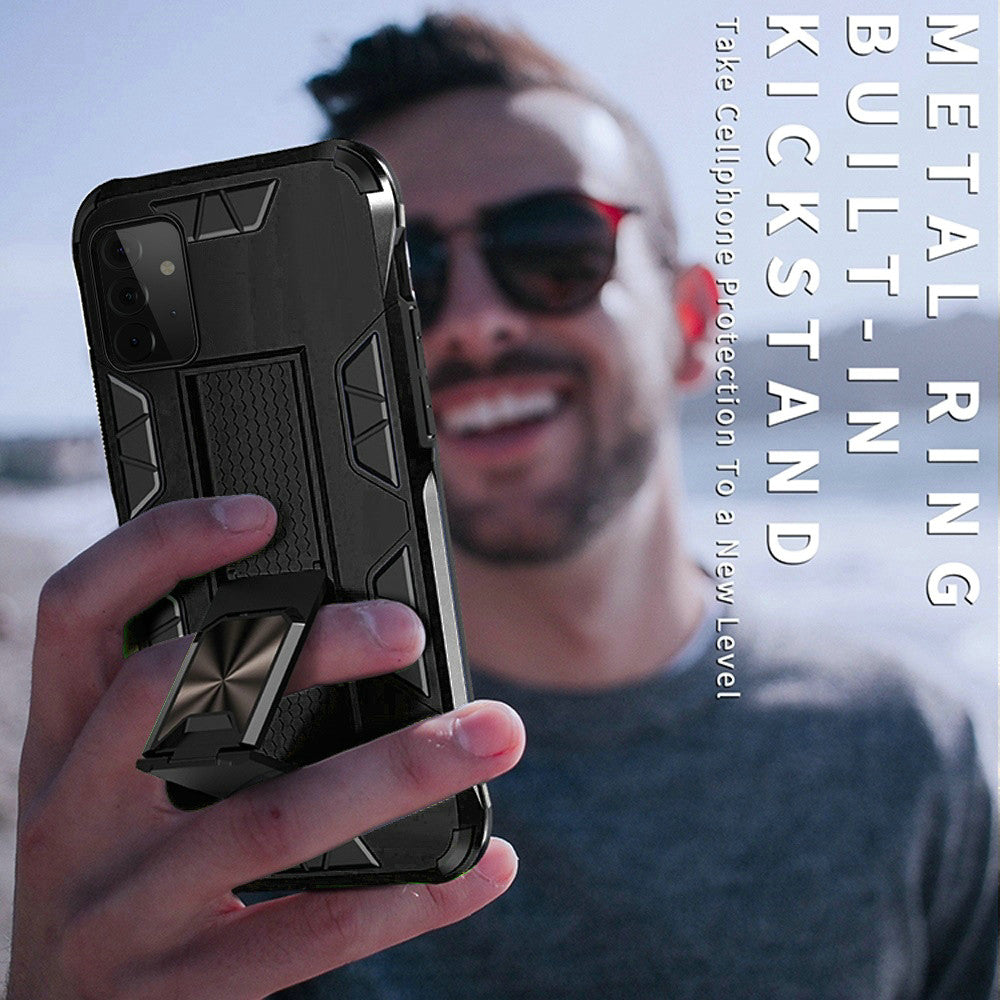Samsung Galaxy A52 5G Optimum Magnetic RingStand Case Cover - Black (1103398)