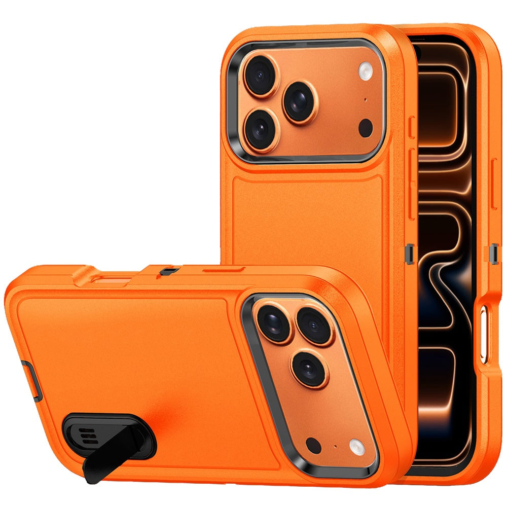 iPhone 17 Pro Max PEAK 3in1 Toughest Hybrid with Stand Cover Case - Cosmic Orange ( 1107640) (MSRP $59.99)