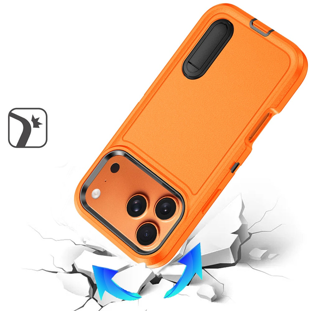 iPhone 17 Pro Max PEAK 3in1 Toughest Hybrid with Stand Cover Case - Cosmic Orange ( 1107640) (MSRP $59.99)
