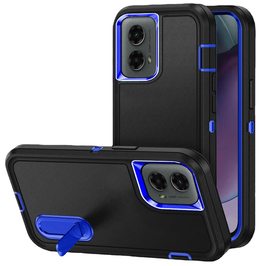 Motorola Moto G Stylus 5G 2024 PEAK 3in1 Toughest Hybrid with Stand Cover Case - Black/Blue (1106953)