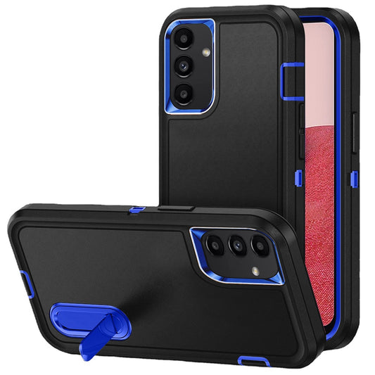Samsung A14 5G PEAK 3in1 Toughest Hybrid with Stand Cover Case - Black/Blue (1107695)