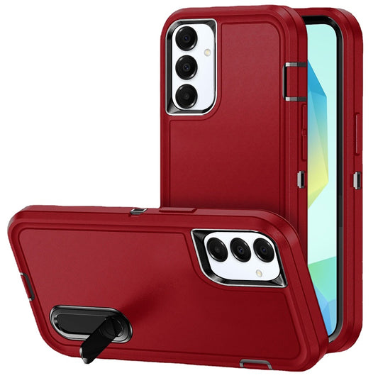 Samsung A16 5G PEAK 3in1 Toughest Hybrid with Stand Cover Case -  Black/Red ( 1103666) (MSRP $49.99)
