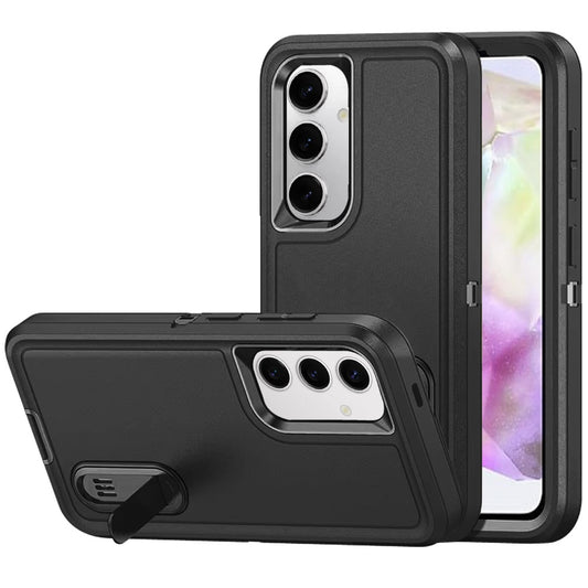 Samsung Galaxy A36 PEAK 3in1 Toughest Hybrid with Stand Cover Case - Black/Black (1102989)