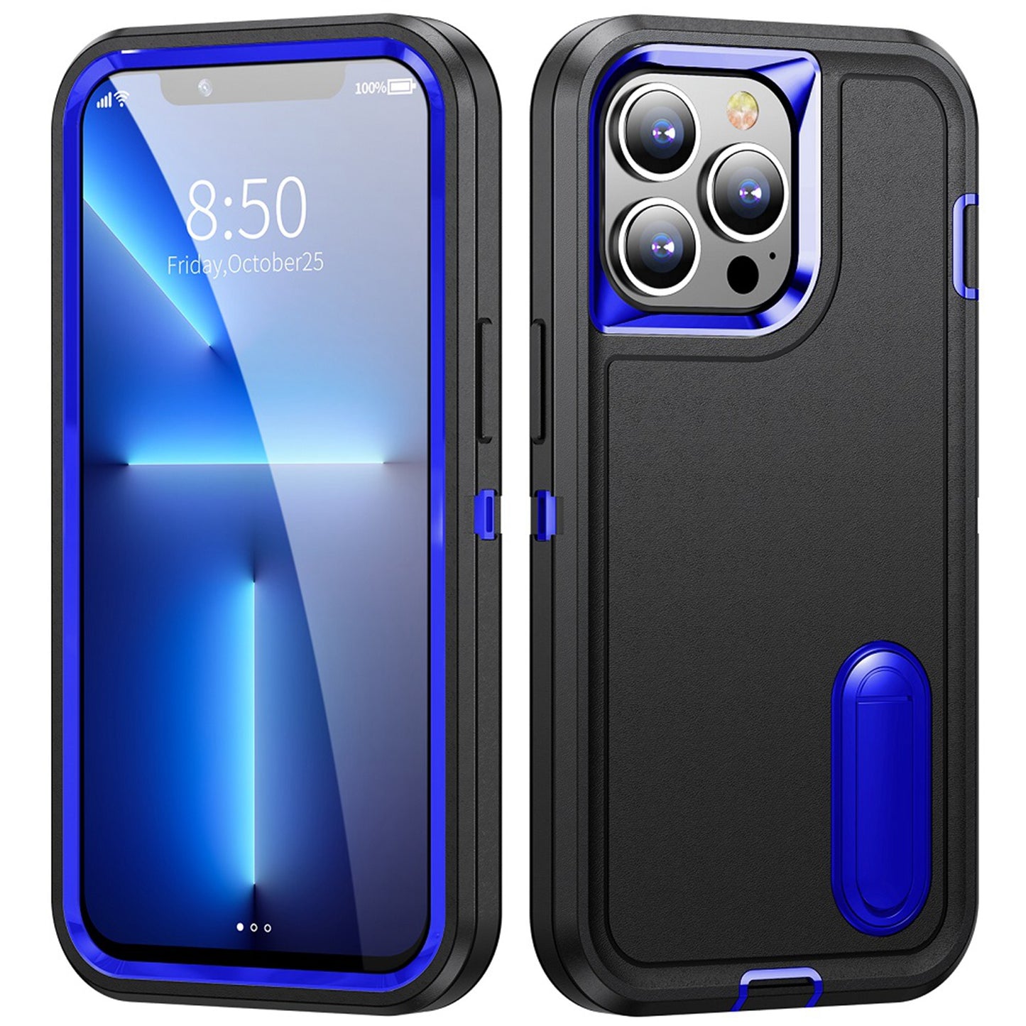 Apple iPhone 11 (XI6.1) PEAK 3in1 Toughest Hybrid with Stand Cover Case - Blue/Black (1106738)