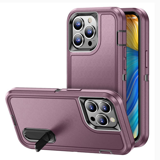 Apple iPhone 11 (XI6.1) PEAK 3in1 Toughest Hybrid with Stand Cover Case - Burgundy/Black (1106736)