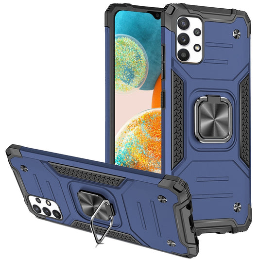 Samsung A23 5G Robust Magnetic Kickstand Hybrid Case Cover - Blue (1104802)