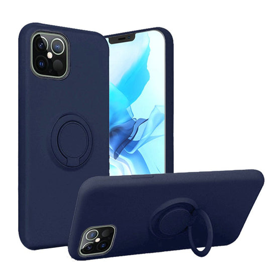 Apple iPhone 13 Pro 6.1 Magnetic Ring Holder Stand TPU Case Cover - Blue (1101997)