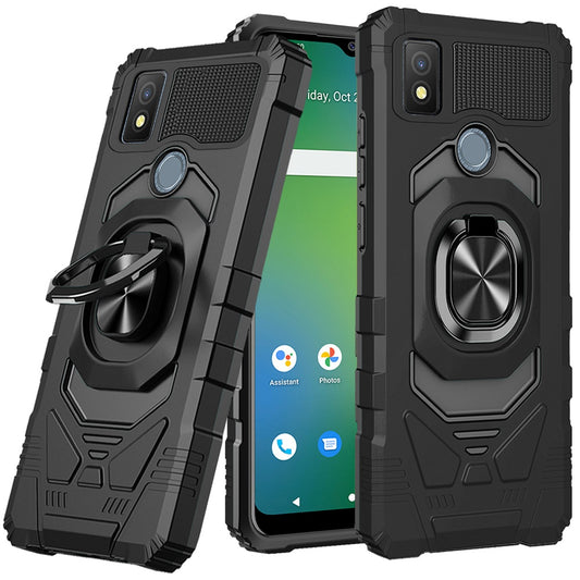Cricket Icon 4 Robotic Hybrid with Magnetic Ring Stand Case Cover - Black (1105069)