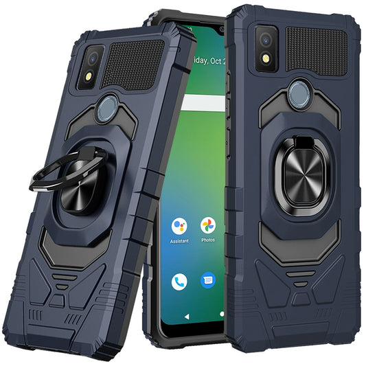 Cricket Icon 4 Robotic Hybrid with Magnetic Ring Stand Case Cover - Dark Blue (1105070)