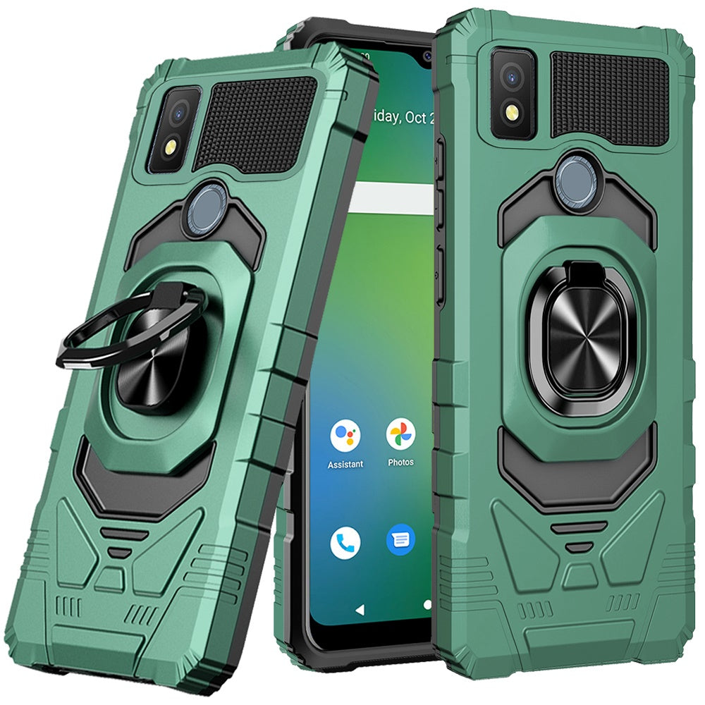 Cricket Icon 4 Robotic Hybrid with Magnetic Ring Stand Case Cover - Midnight Green (1105071)