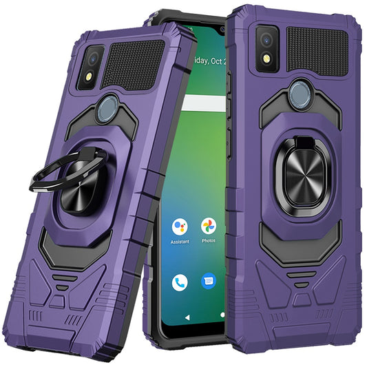 Cricket Icon 4 Robotic Hybrid with Magnetic Ring Stand Case Cover - Purple (1105072)
