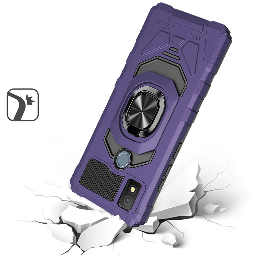 Cricket Icon 4 Robotic Hybrid with Magnetic Ring Stand Case Cover - Purple (1105072)