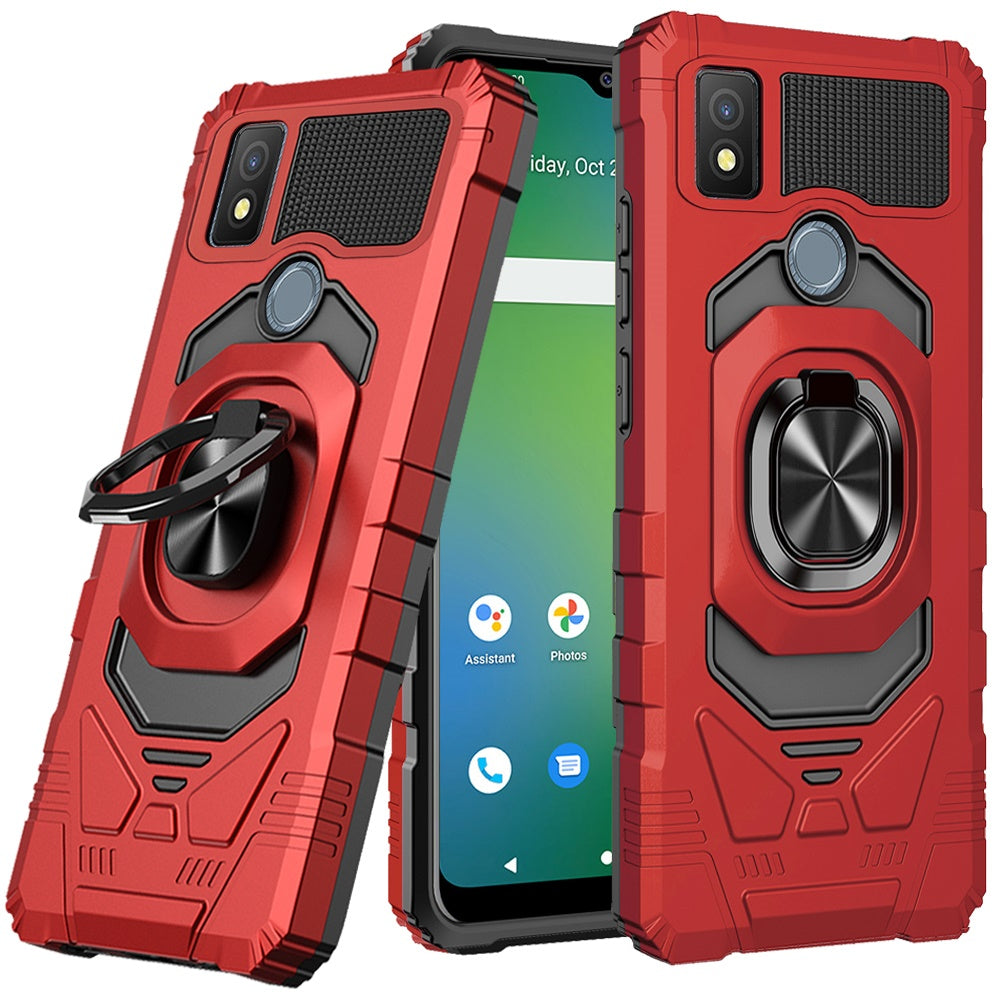 Cricket Icon 4 Robotic Hybrid with Magnetic Ring Stand Case Cover - Red (1105073)