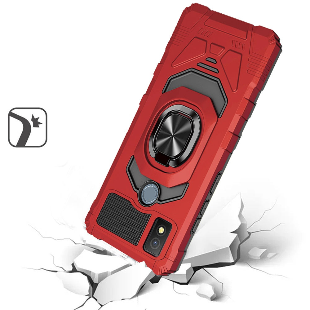 Cricket Icon 4 Robotic Hybrid with Magnetic Ring Stand Case Cover - Red (1105073)