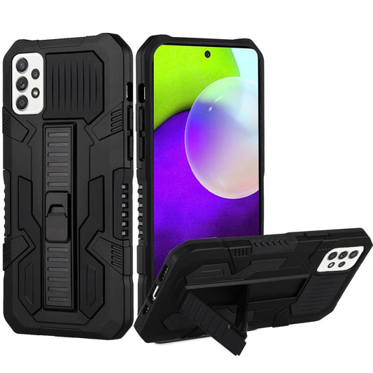 Samsung Galaxy A52 5G Rocker Kickstand Tough Shockproof Hybrid Case Cover - Black (1101072)