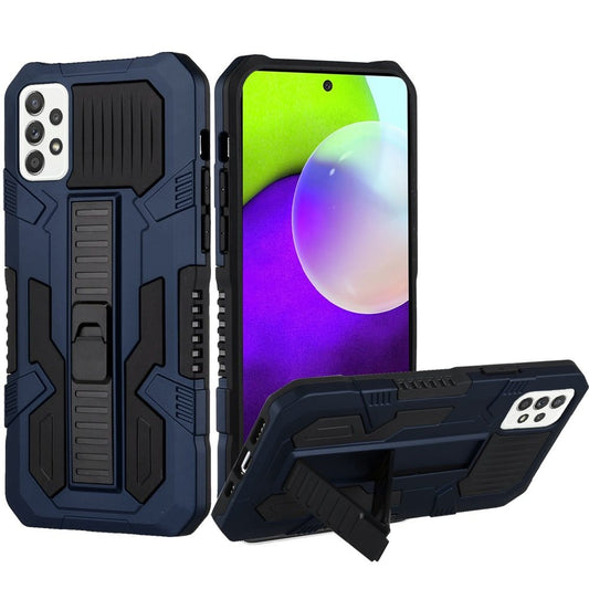 Samsung Galaxy A52 5G Rocker Kickstand Tough Shockproof Hybrid Case Cover - Blue (1101073)