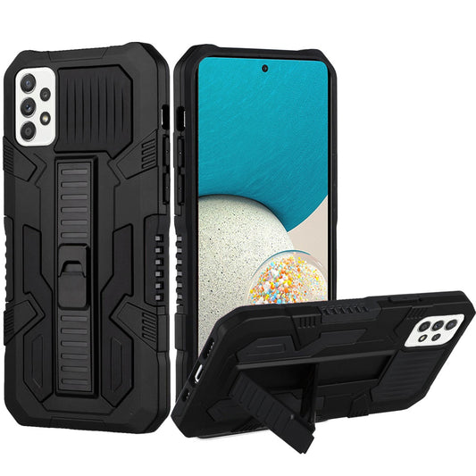 Samsung A53 5G Rocker Kickstand Tough Shockproof Hybrid Case Cover - Black (1103540)