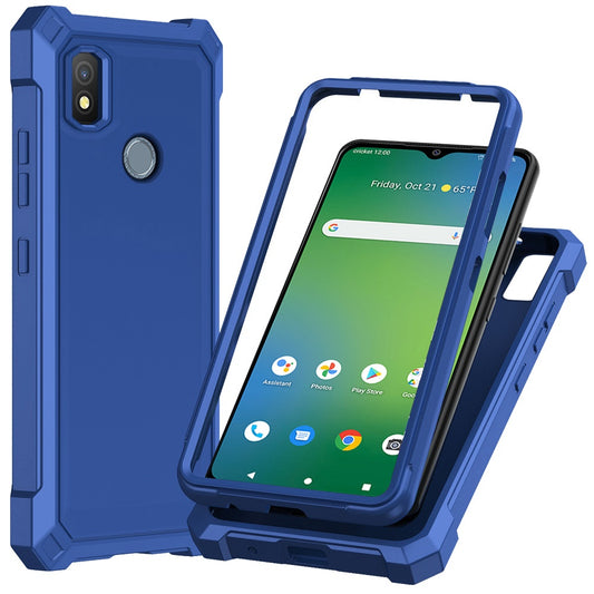 Cricket Icon 4 Shell Matte Finish Hybrid Case Cover - Blue (1105170)