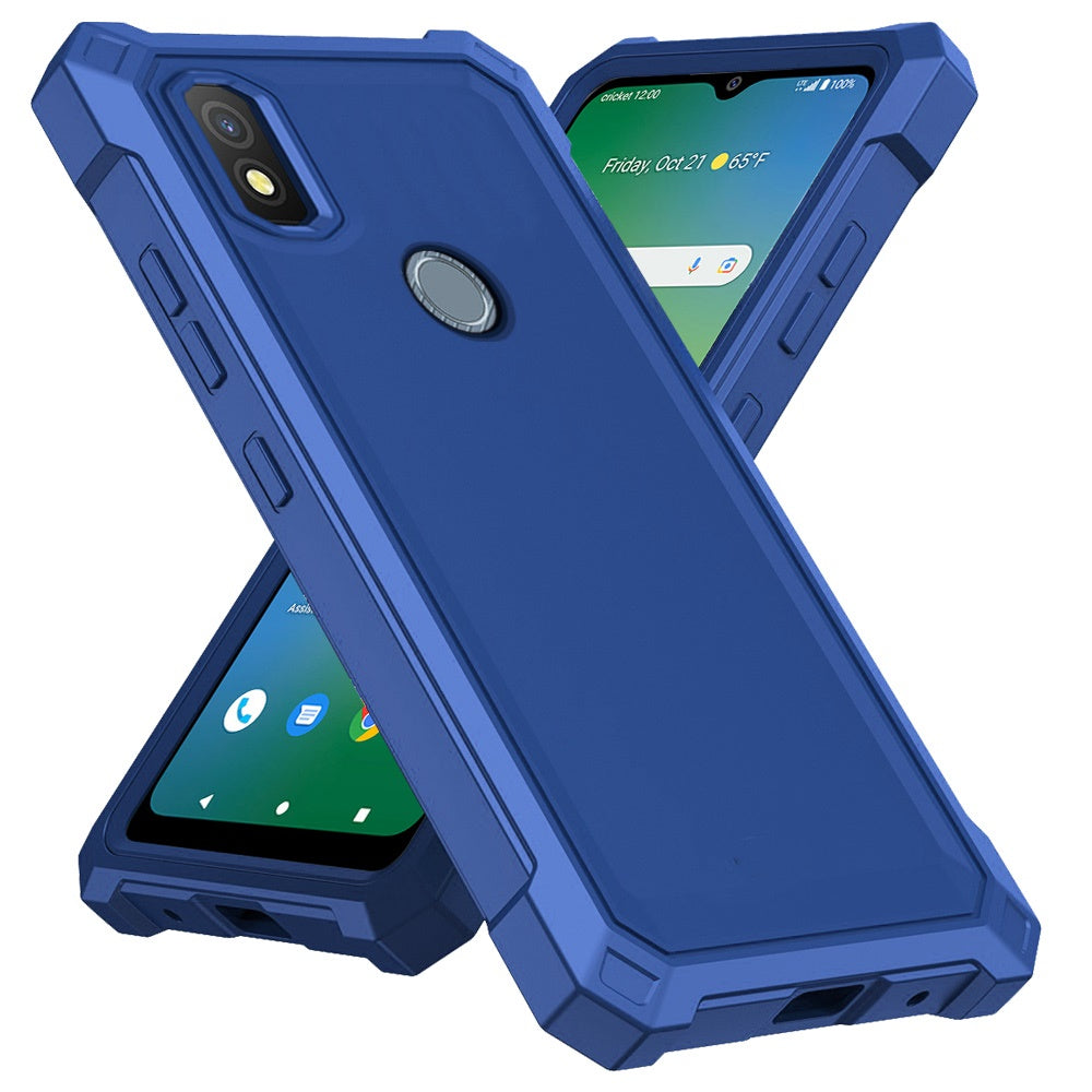 Cricket Icon 4 Shell Matte Finish Hybrid Case Cover - Blue (1105170)