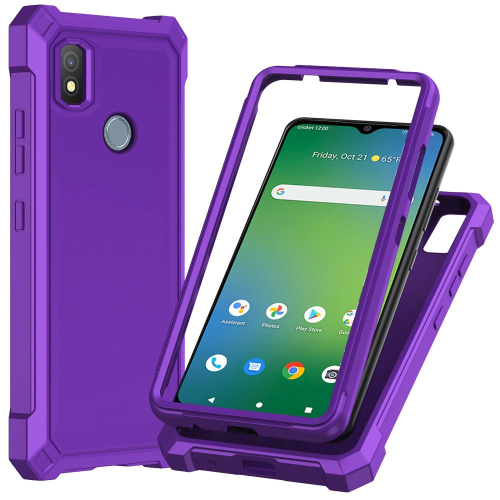 Cricket Icon 4 Shell Matte Finish Hybrid Case Cover - Purple (1105171)