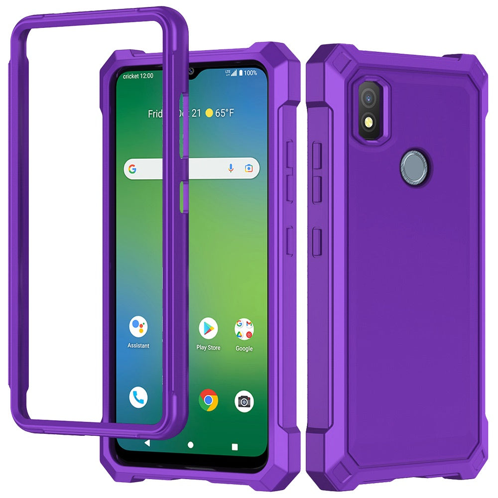 Cricket Icon 4 Shell Matte Finish Hybrid Case Cover - Purple (1105171)