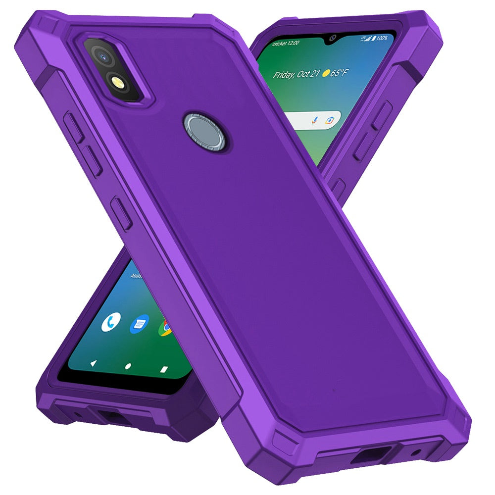 Cricket Icon 4 Shell Matte Finish Hybrid Case Cover - Purple (1105171)