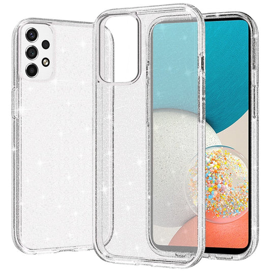 Samsung A53 5G Glitter Ultra Thick 3mm Transparent Hybrid Case Cover - Clear (1103554)