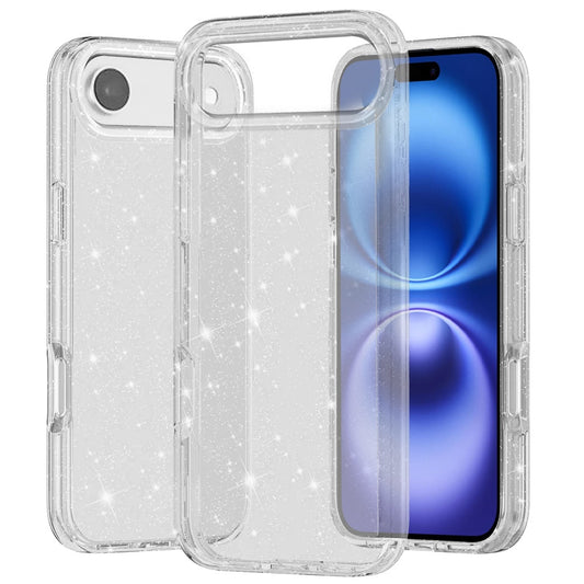 iPhone 17 Air Glitter Ultra Thick 3mm Transparent Hybrid Case Cover - Clear ( 1103382) (MSRP $39.99)