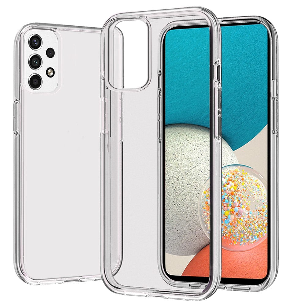 Samsung A53 5G Sturdy Ultra Thick 3mm Transparent Hybrid Case Cover - Clear (1103557)