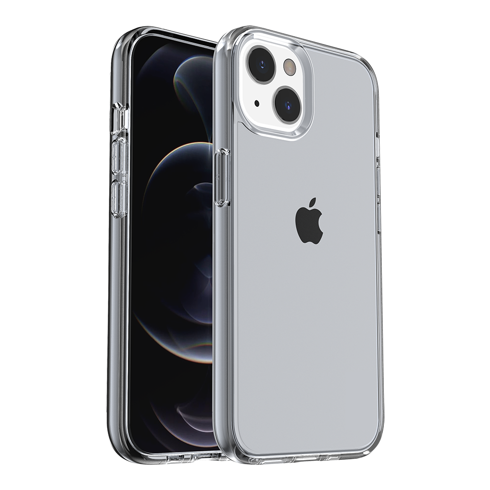 Apple iPhone 13 Pro Sturdy Ultra Thick 3mm Transparent Hybrid Case Cover - Smoke (1102786)