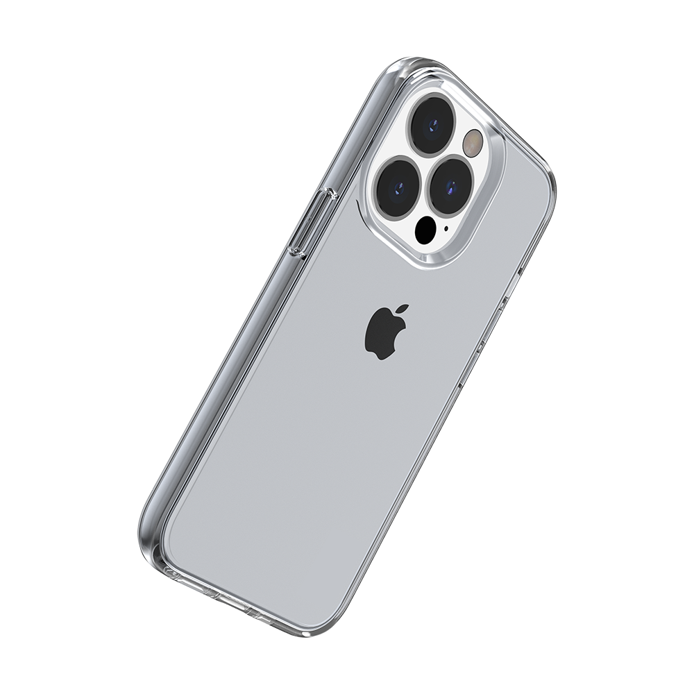 Apple iPhone 13 Pro Sturdy Ultra Thick 3mm Transparent Hybrid Case Cover - Smoke (1102786)