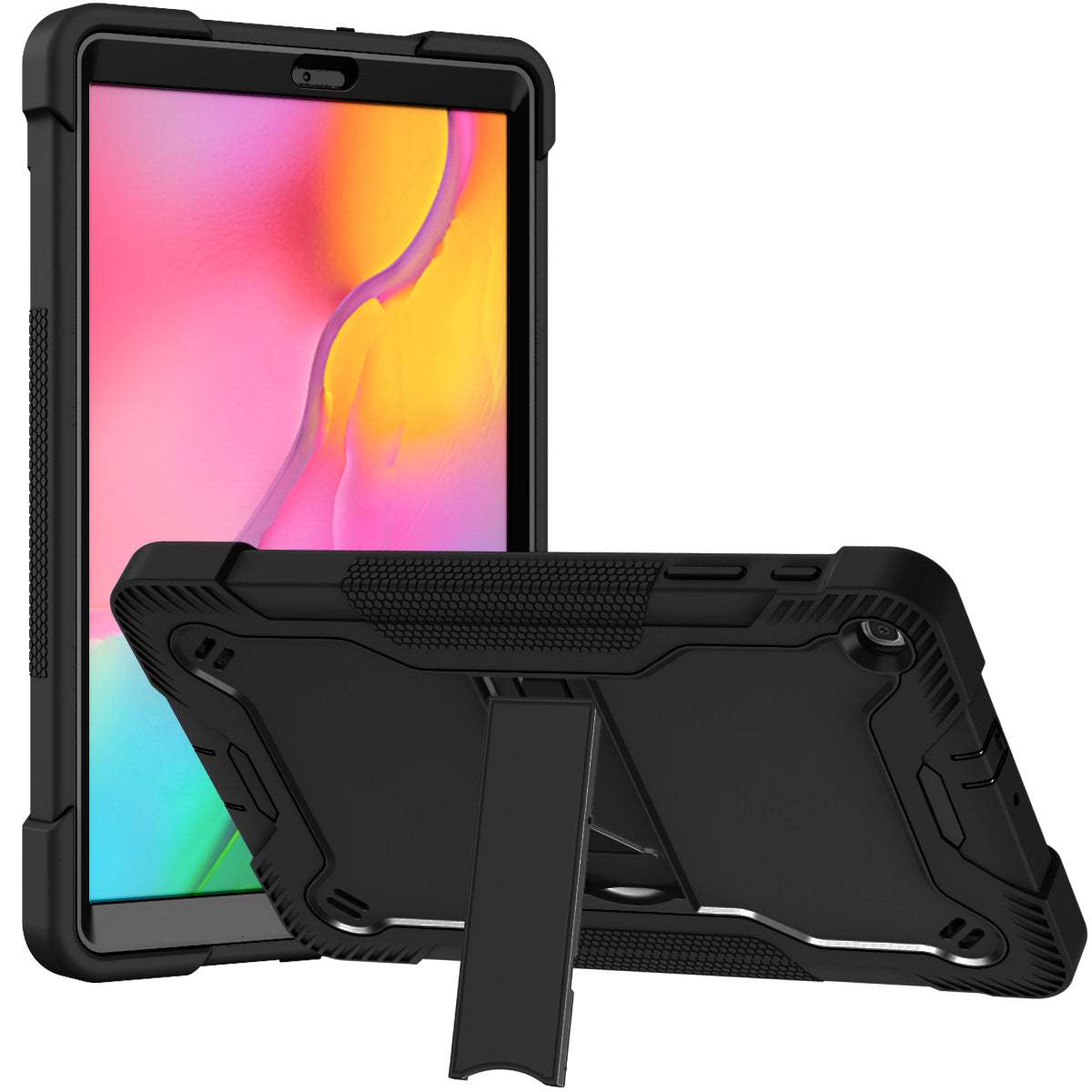 Samsung A9 Plus 11 inch Tough Tablet Strong Kickstand Hybrid Case Cover - Black ( 1103621) (MSRP $59.99)