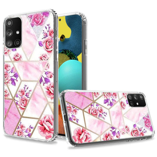 Galaxy A51 5G Trendy Fashion Design Hybrid Case Cover - Astonishing Floral (10940)