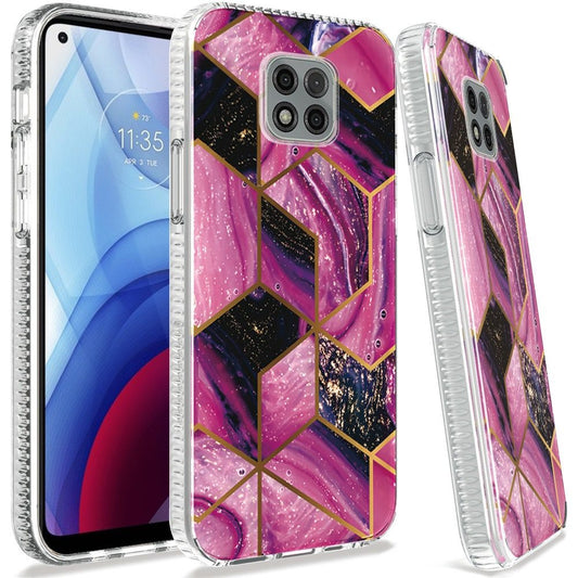 Motorola Moto G Power 2021 Trendy Fashion Design Hybrid Case Cover - Rich (1103503)
