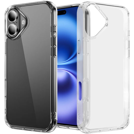 iPhone 17 PURE CRYSTAL Transparent Thick 2.0mm ShockProof Chromed Buttons Case Cover - Clear (1103166) (MSRP $49.99)