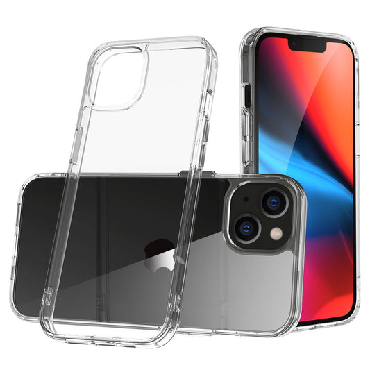 Apple iPhone 13 Mini 5.4 PURE CRYSTAL Transparent Thick 2.0mm ShockProof Chromed Buttons Case Cover - Clear (1102301)