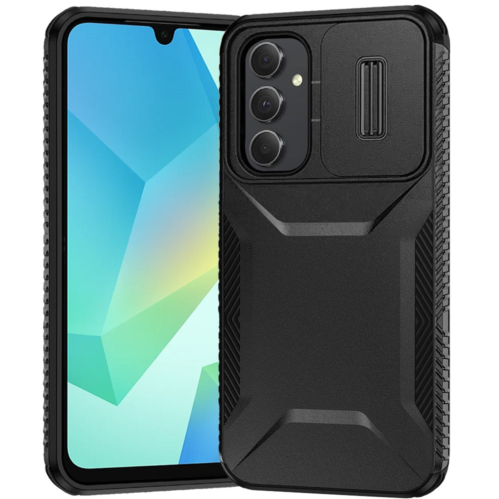 Samsung A16 5G Ultimate U Design Hybrid with Camera Window Covering - Black (1102479)