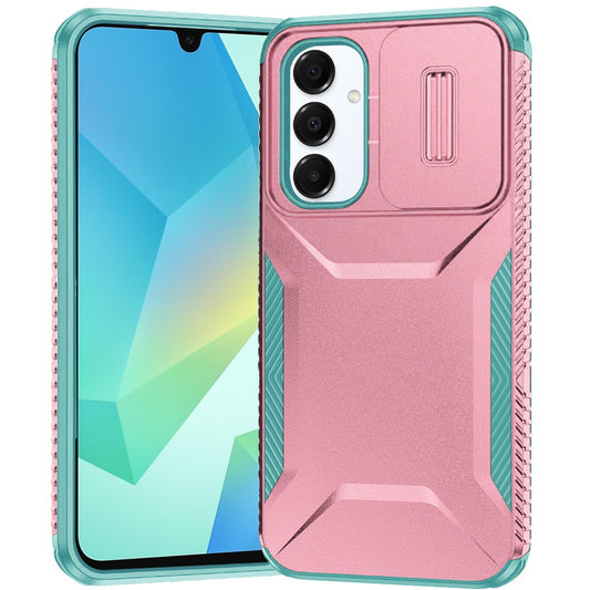 Samsung A16 5G Ultimate U Design Hybrid with Camera Window Covering - Pink+Teal (1102482)